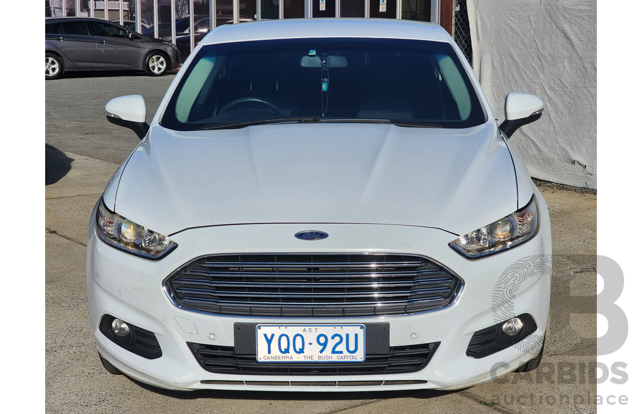 11/2015 Ford Mondeo Ambiente TDCi MD 5d Hatchback White 2.0L