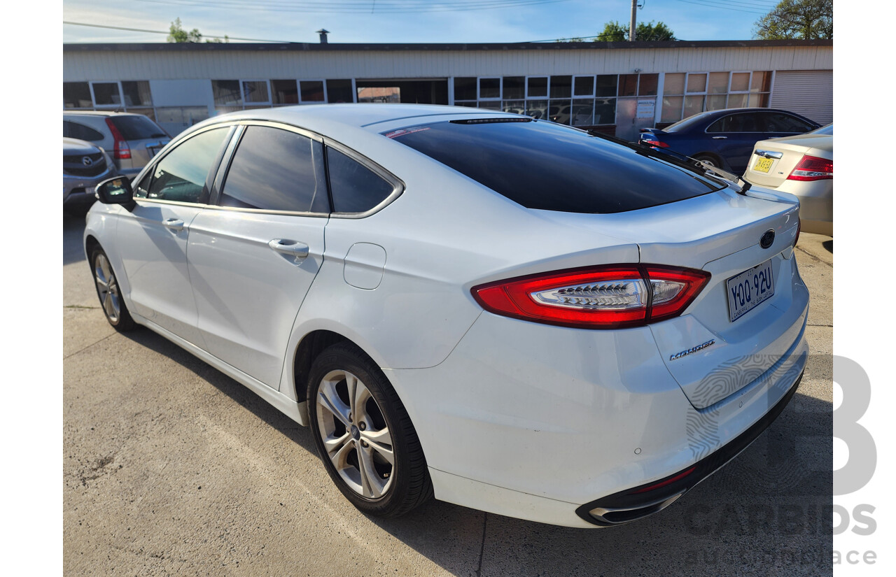 11/2015 Ford Mondeo Ambiente TDCi MD 5d Hatchback White 2.0L