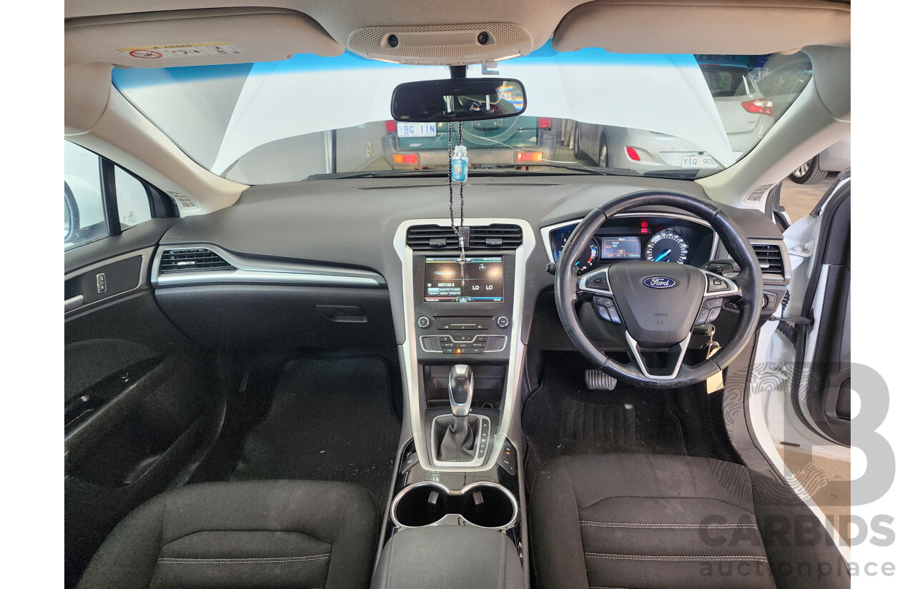 11/2015 Ford Mondeo Ambiente TDCi MD 5d Hatchback White 2.0L