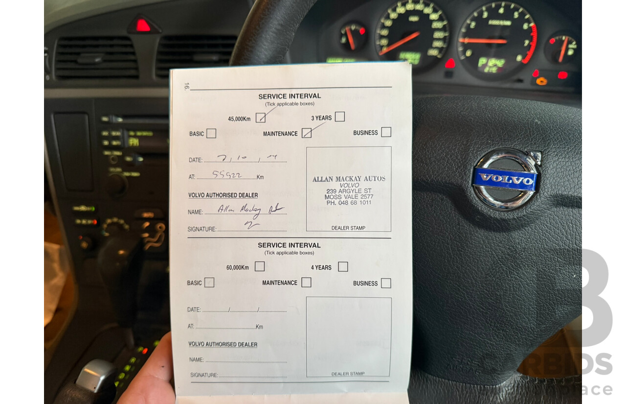 11/2002 Volvo S60 2.4 20v SE 4d Sedan Silver 2.4L