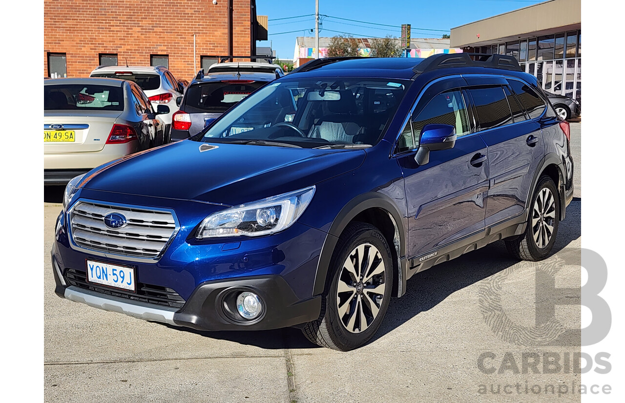 10/2015 Subaru Outback 2.0D Premium AWD MY15 4d Wagon Blue Turbo diesel 2.0L