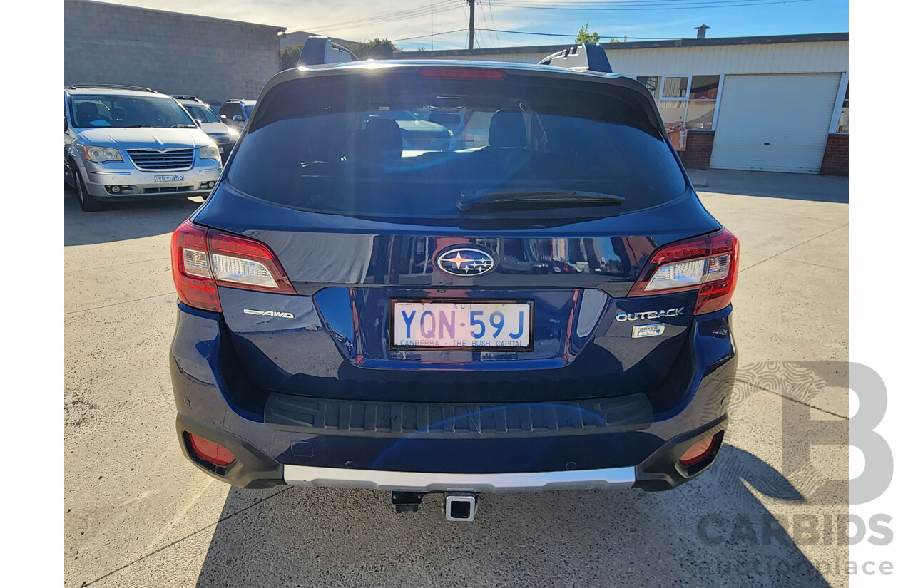 10/2015 Subaru Outback 2.0D Premium AWD MY15 4d Wagon Blue Turbo diesel 2.0L