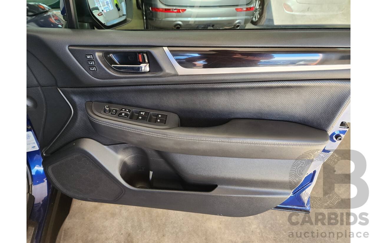 10/2015 Subaru Outback 2.0D Premium AWD MY15 4d Wagon Blue Turbo diesel 2.0L