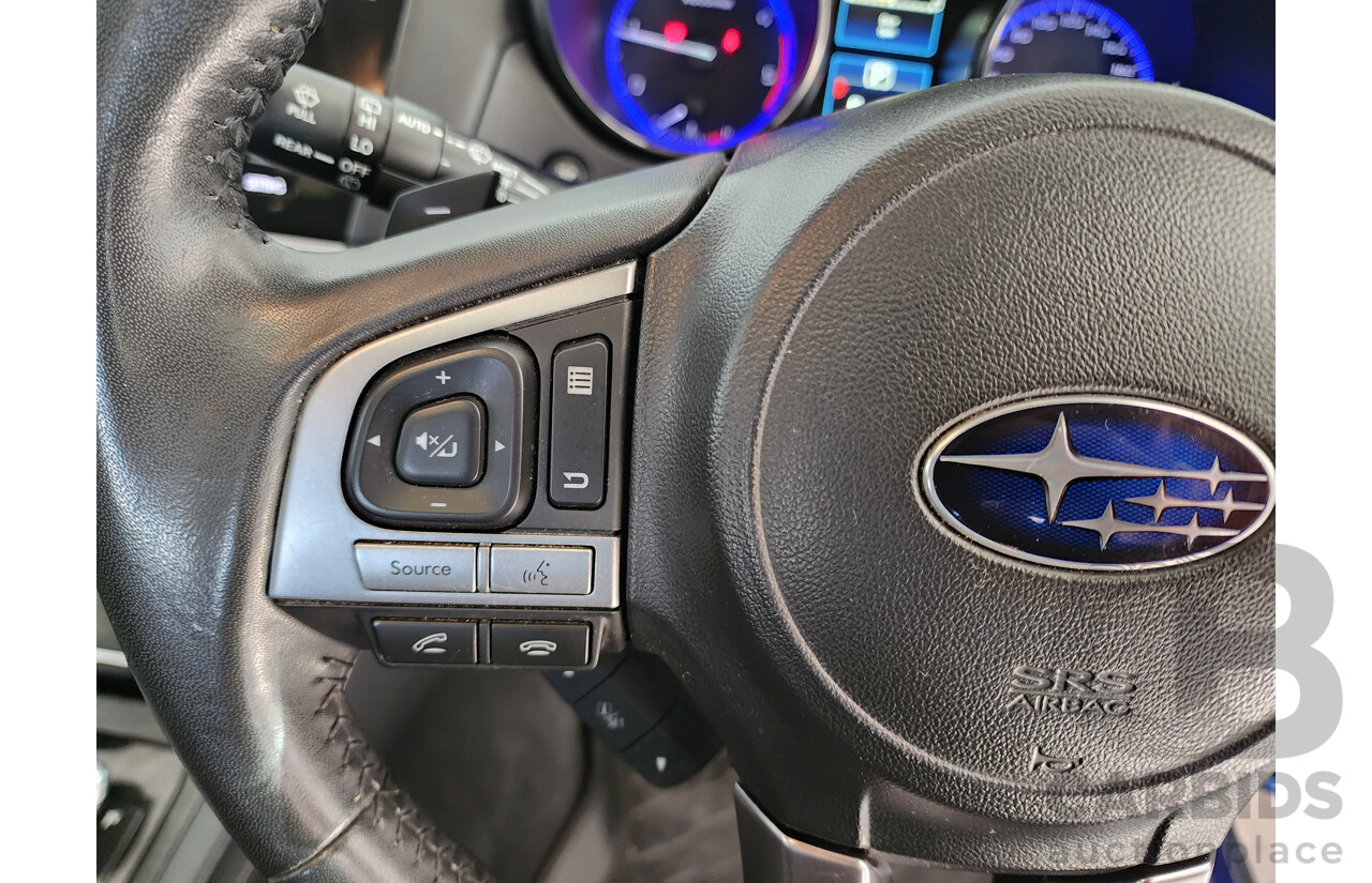 10/2015 Subaru Outback 2.0D Premium AWD MY15 4d Wagon Blue Turbo diesel 2.0L