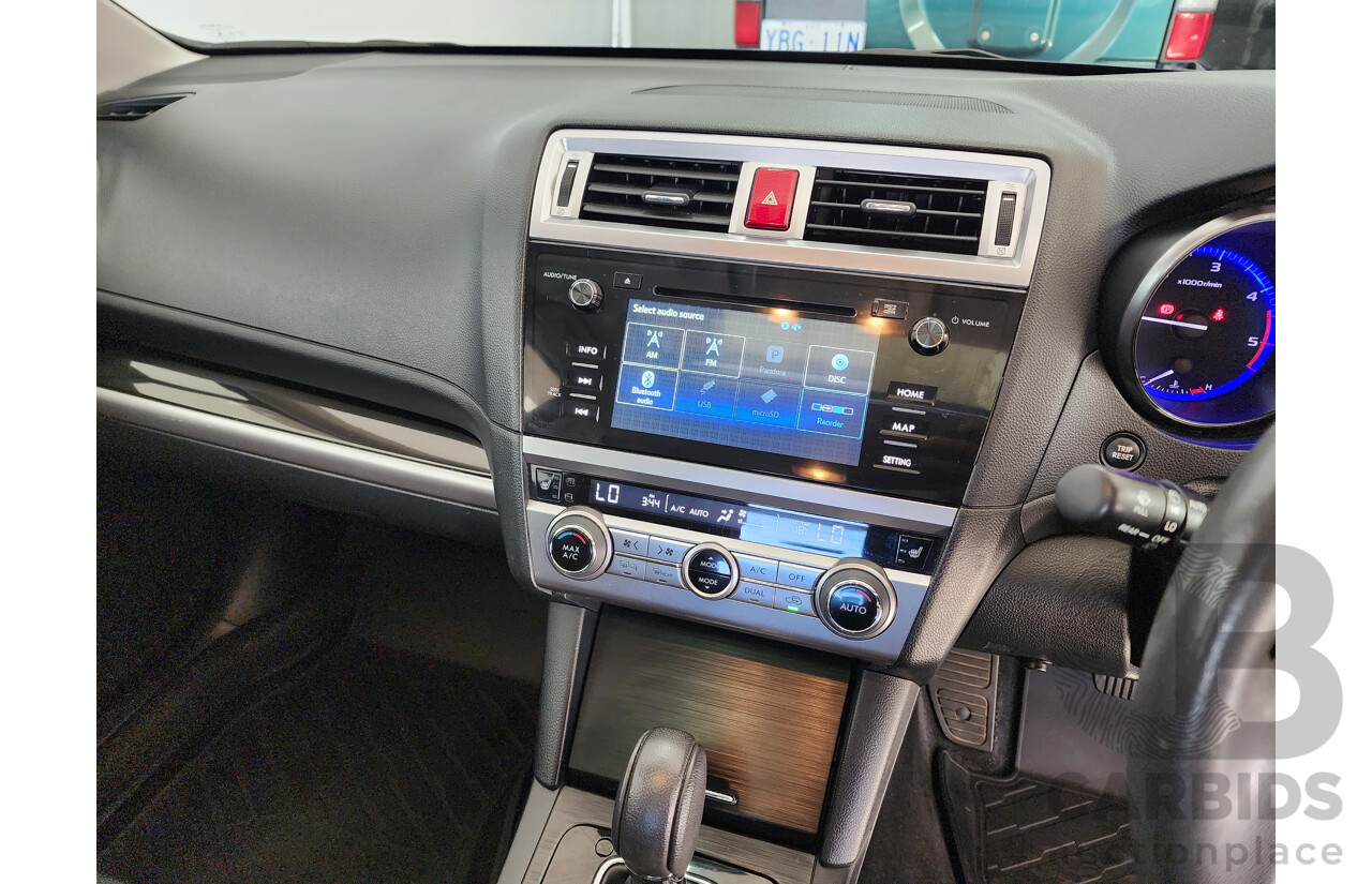 10/2015 Subaru Outback 2.0D Premium AWD MY15 4d Wagon Blue Turbo diesel 2.0L