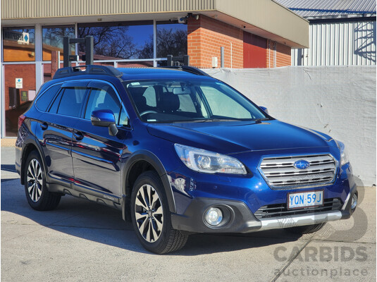 10/2015 Subaru Outback 2.0D Premium AWD MY15 4d Wagon Blue Turbo diesel 2.0L