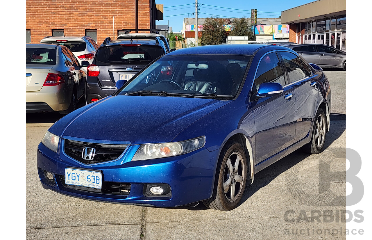 05/2004 Honda Accord EURO 4d Sedan Blue 2.4L