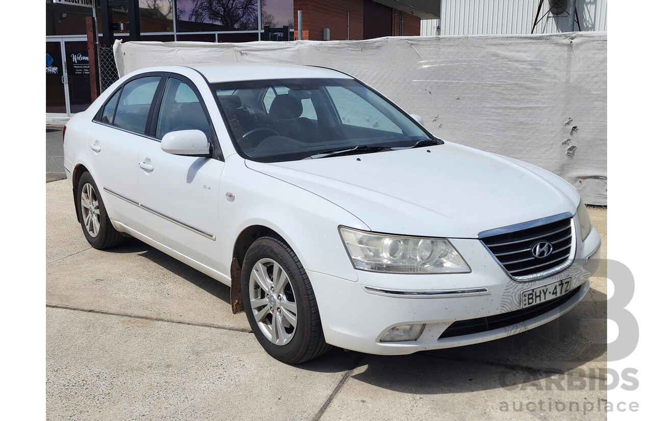 11/2009 Hyundai Sonata SLX NF MY09 4d Sedan White 2.0L