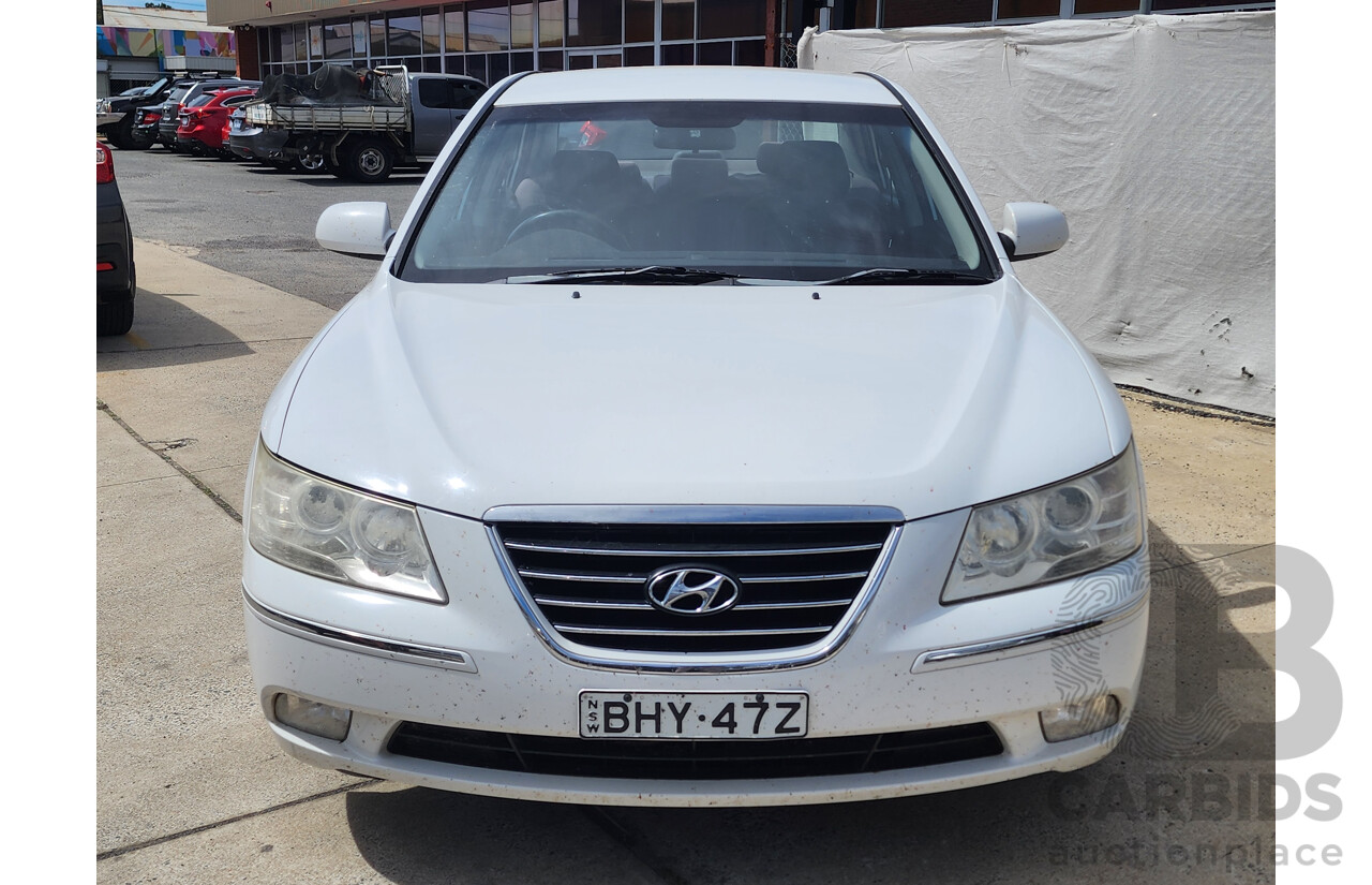 11/2009 Hyundai Sonata SLX NF MY09 4d Sedan White 2.0L
