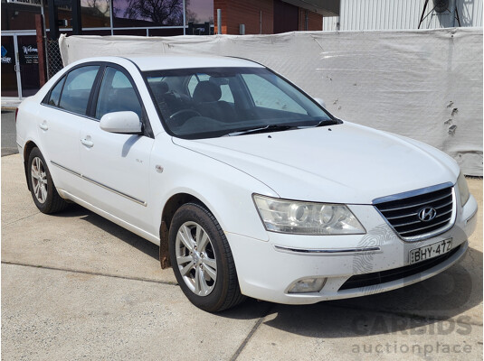 11/2009 Hyundai Sonata SLX NF MY09 4d Sedan White 2.0L