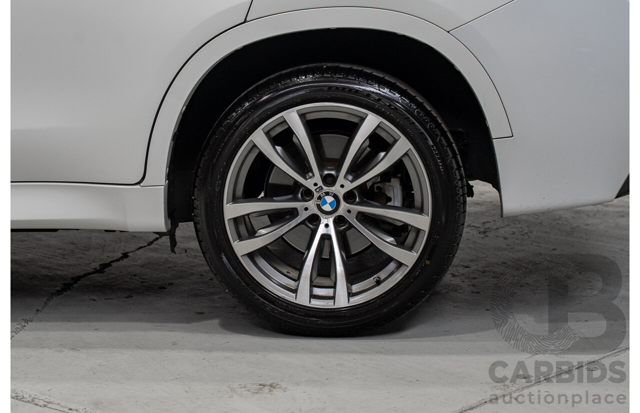 04/2016 Bmw X6 xDrive40d F16 MY16 4d Coupe White Turbo Diesel 3.0L
