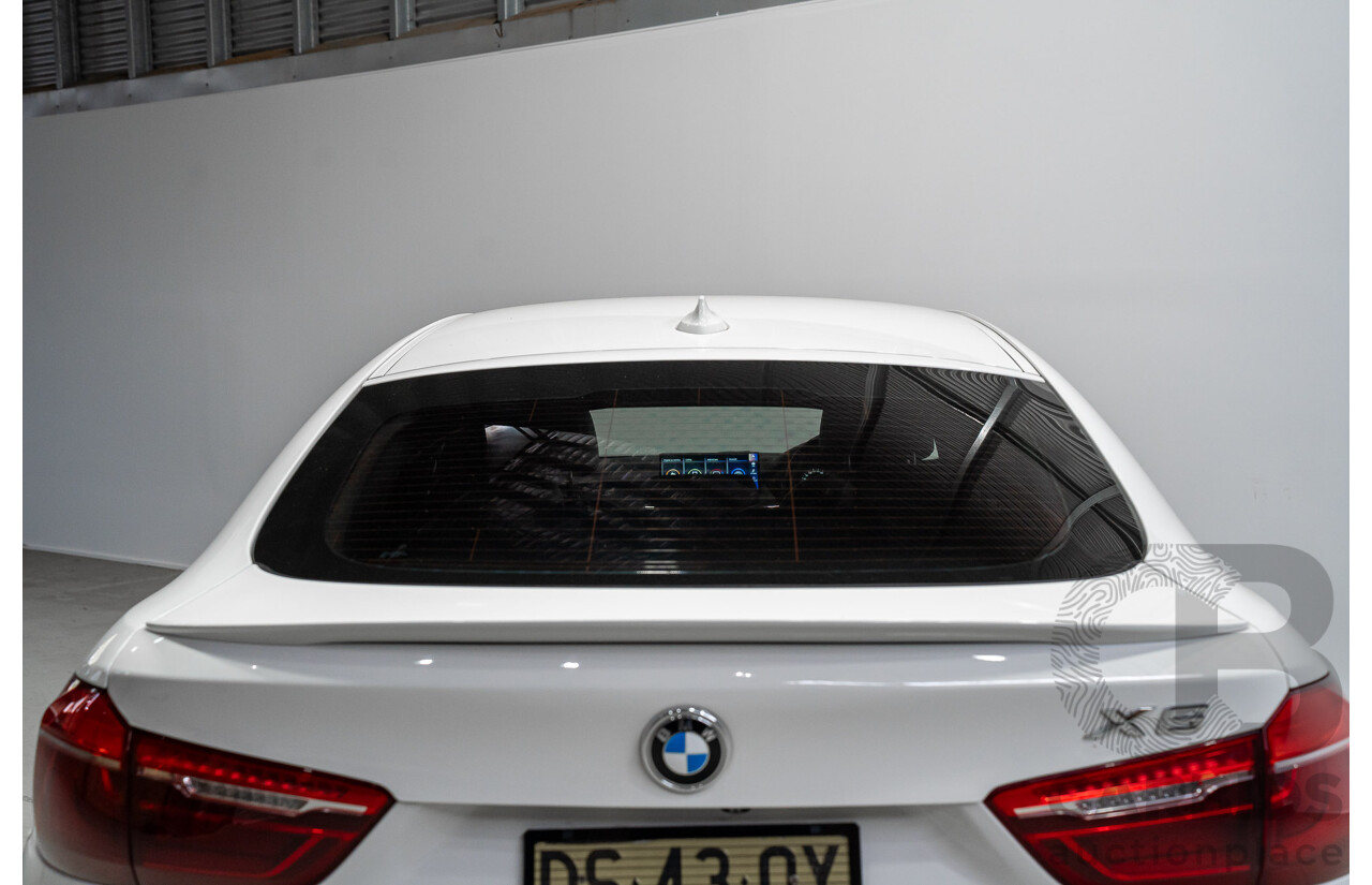 04/2016 Bmw X6 xDrive40d F16 MY16 4d Coupe White Turbo Diesel 3.0L