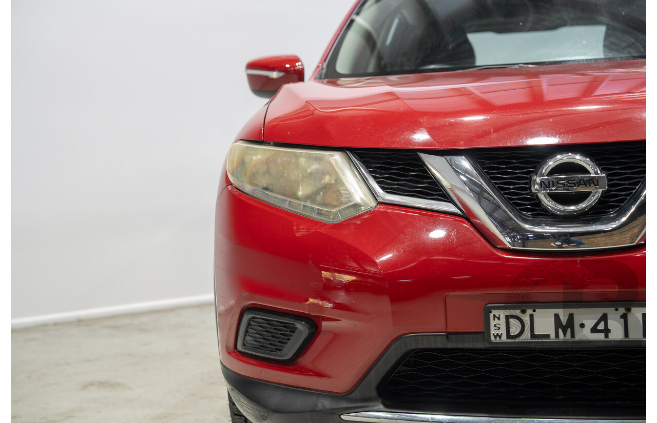 12/2016 Nissan X-Trail ST T32 4d Wagon Red 2.0L
