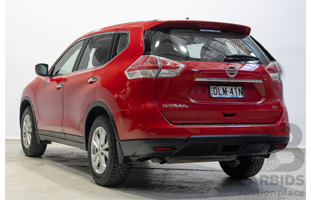 12/2016 Nissan X-Trail ST T32 4d Wagon Red 2.0L
