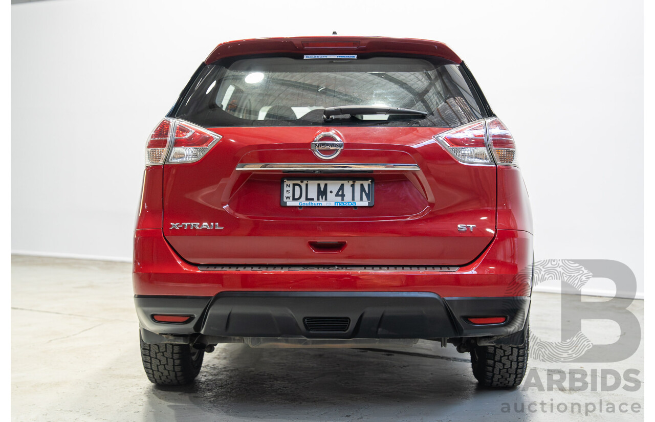 12/2016 Nissan X-Trail ST T32 4d Wagon Red 2.0L
