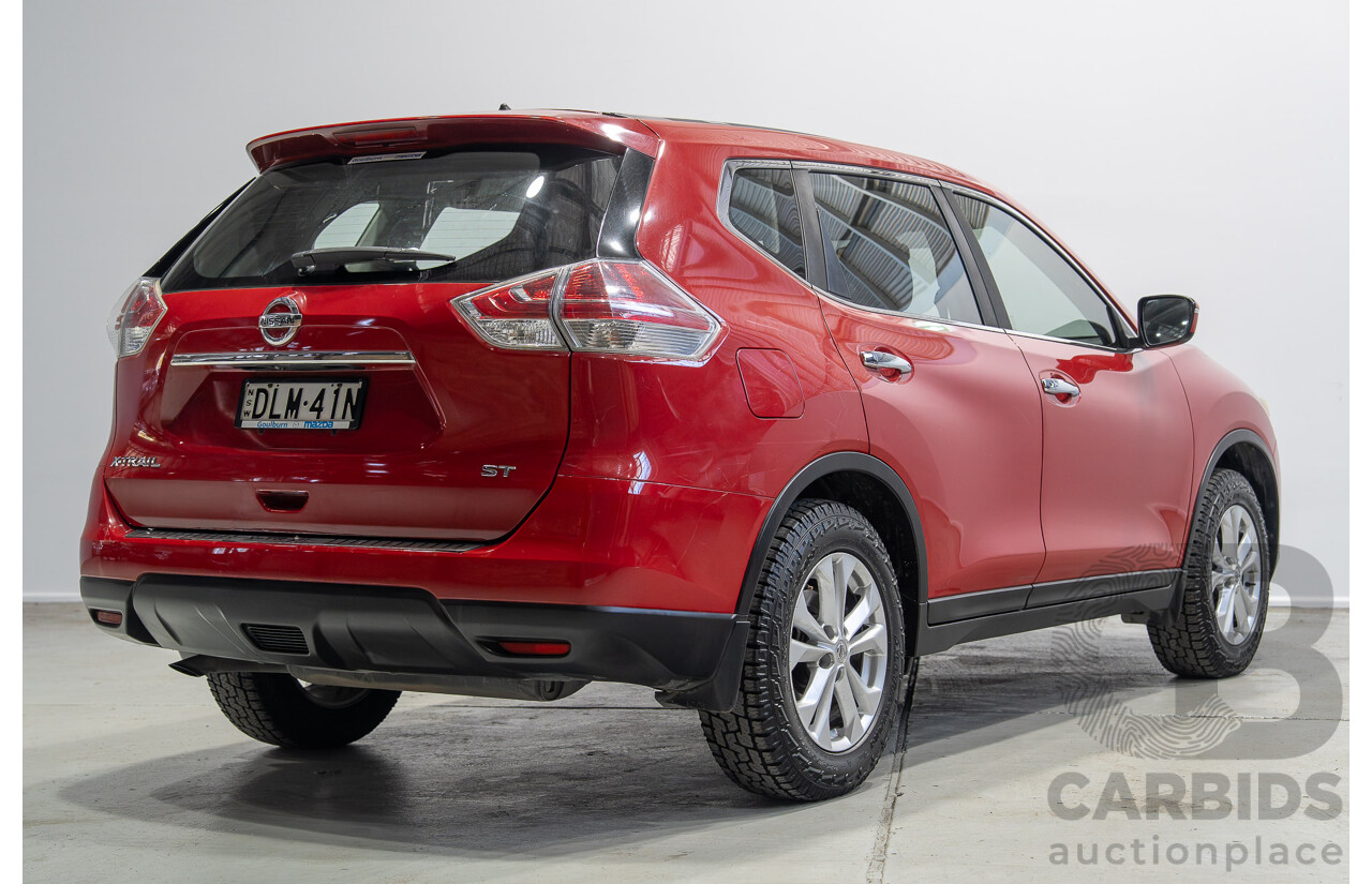 12/2016 Nissan X-Trail ST T32 4d Wagon Red 2.0L
