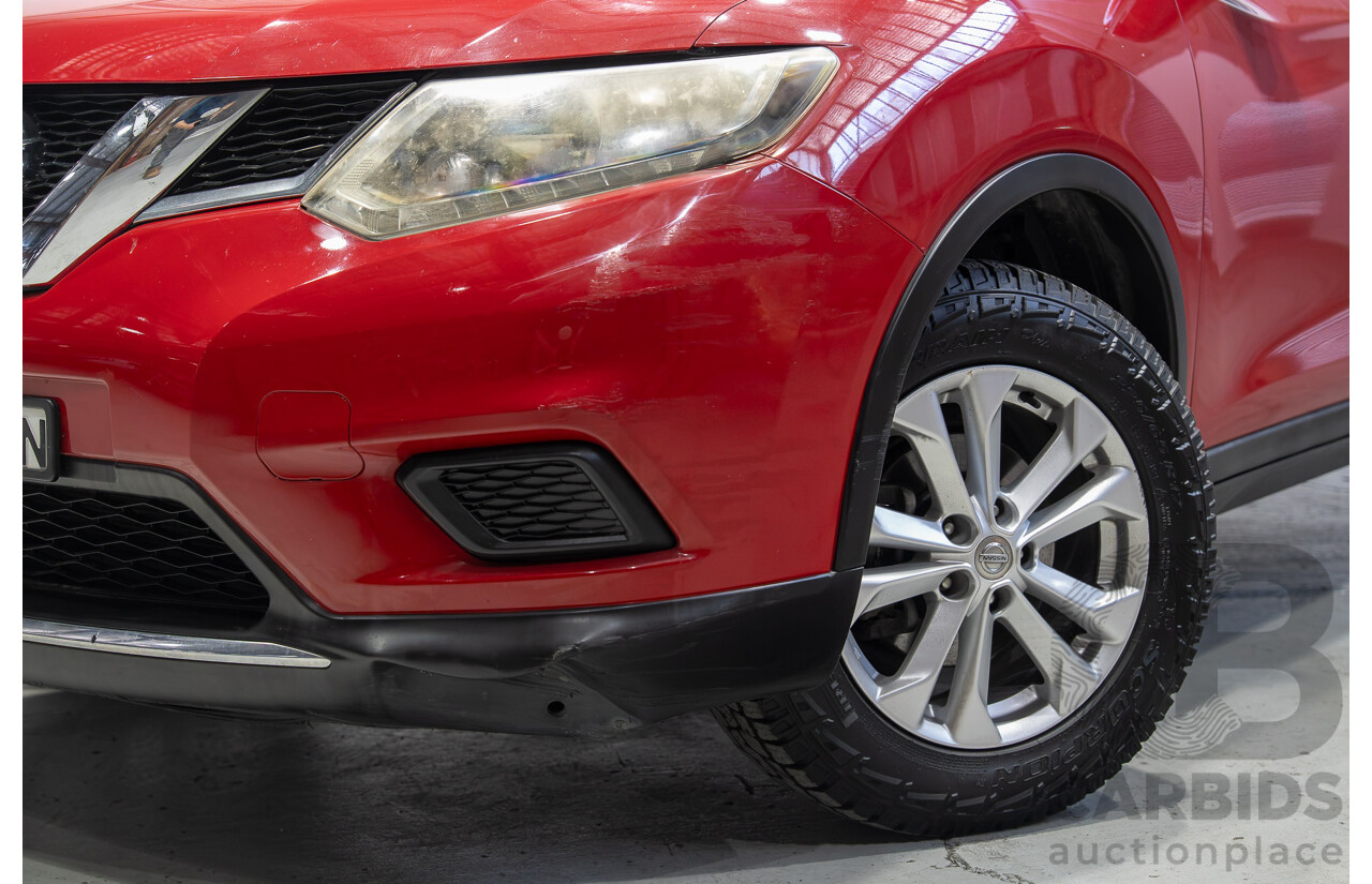 12/2016 Nissan X-Trail ST T32 4d Wagon Red 2.0L