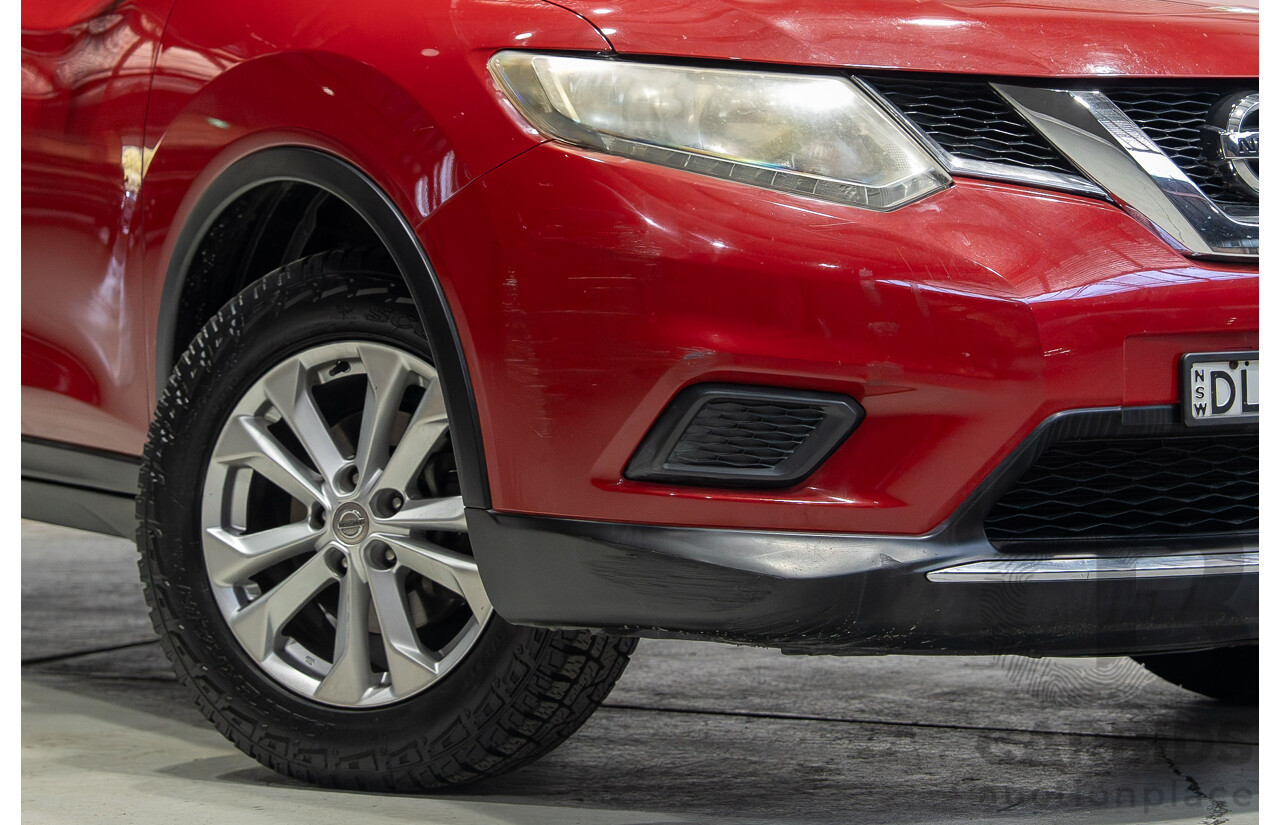 12/2016 Nissan X-Trail ST T32 4d Wagon Red 2.0L