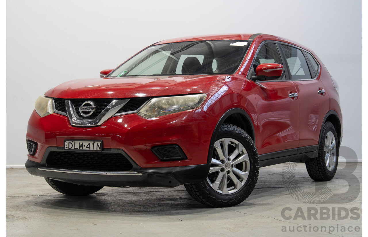 12/2016 Nissan X-Trail ST T32 4d Wagon Red 2.0L
