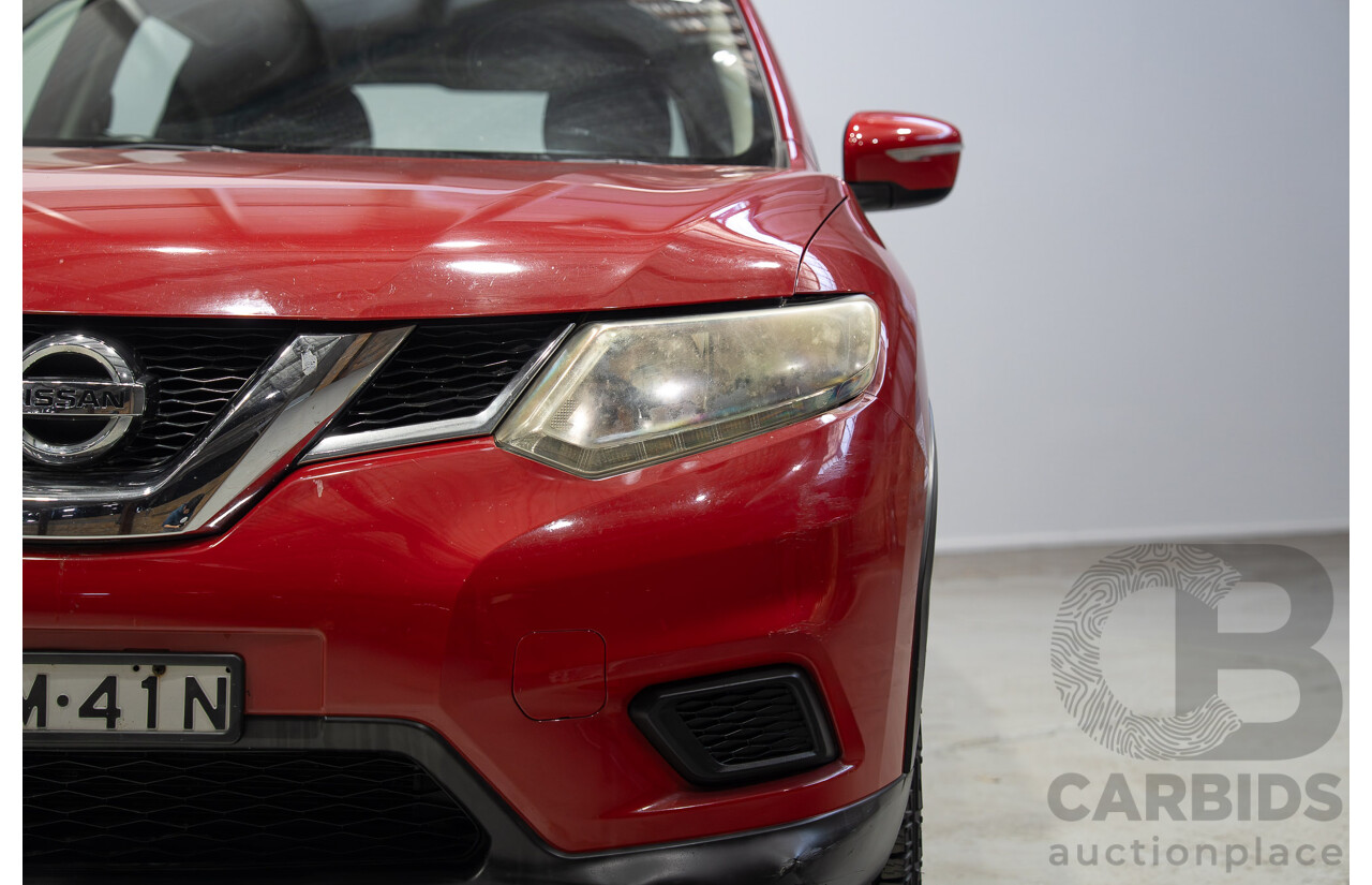 12/2016 Nissan X-Trail ST T32 4d Wagon Red 2.0L