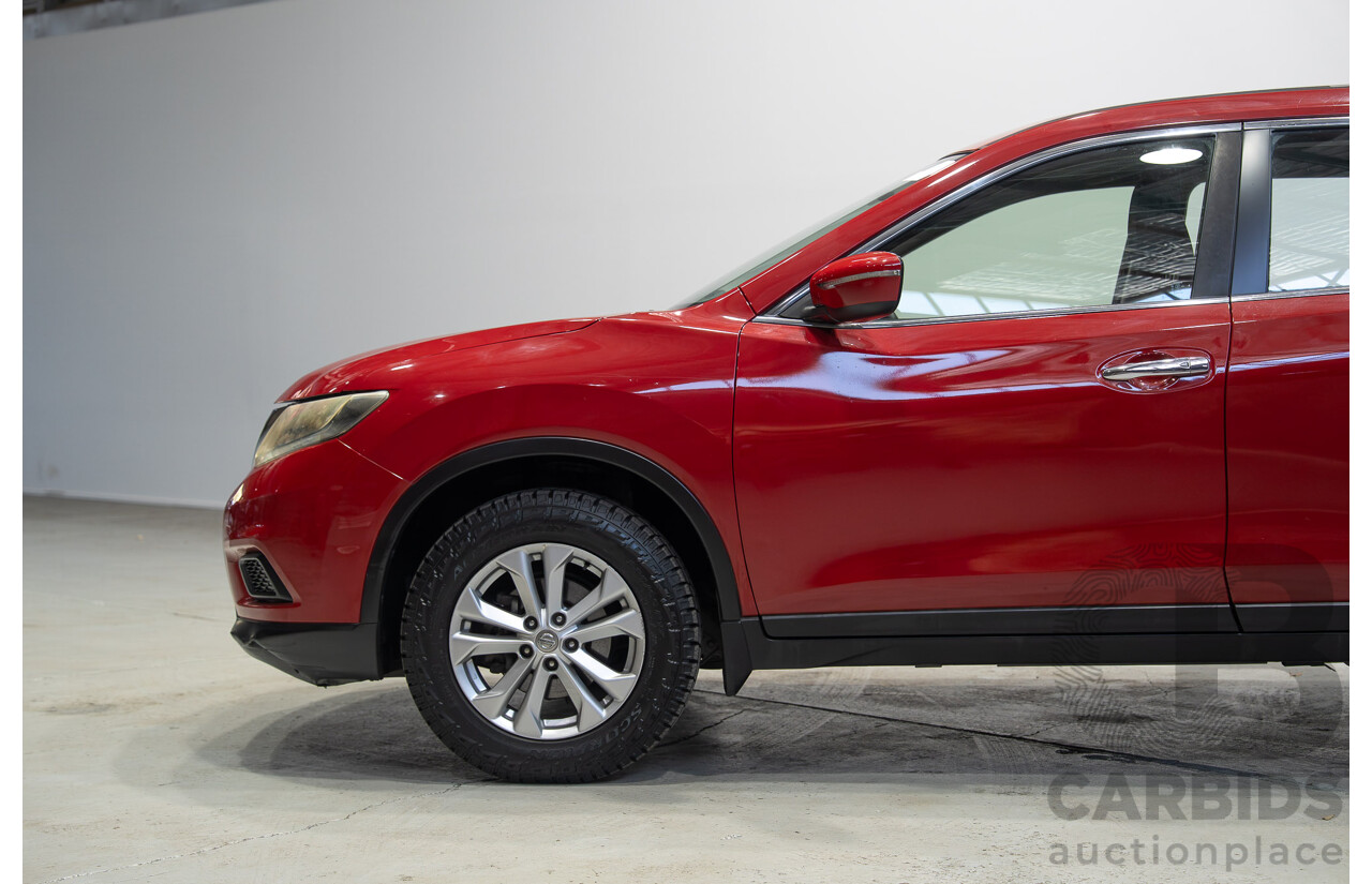 12/2016 Nissan X-Trail ST T32 4d Wagon Red 2.0L