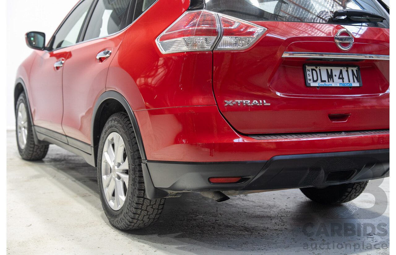 12/2016 Nissan X-Trail ST T32 4d Wagon Red 2.0L