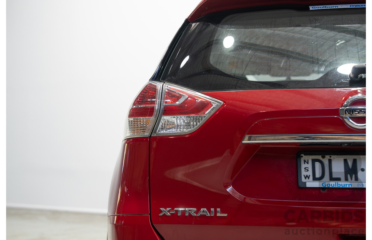 12/2016 Nissan X-Trail ST T32 4d Wagon Red 2.0L