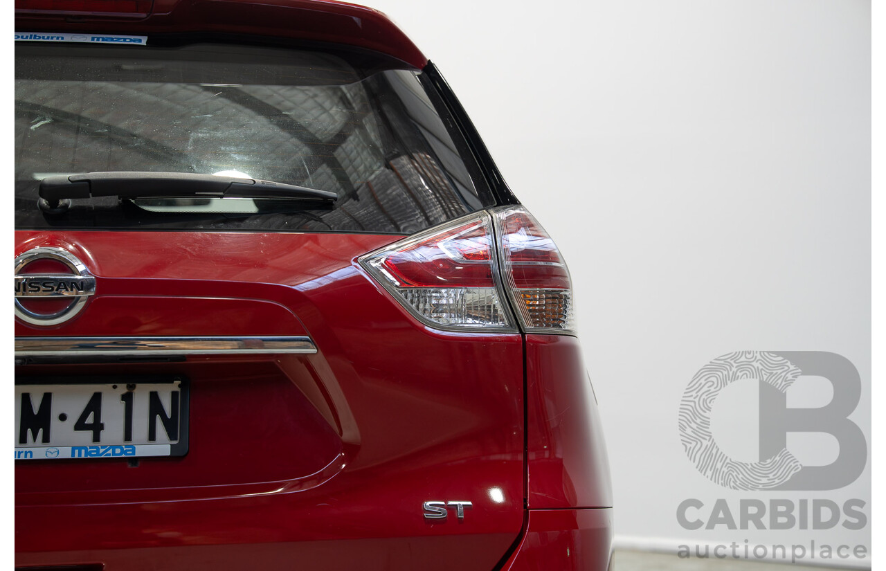 12/2016 Nissan X-Trail ST T32 4d Wagon Red 2.0L