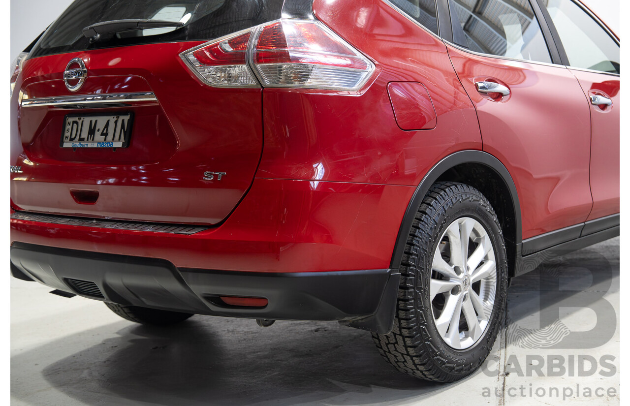 12/2016 Nissan X-Trail ST T32 4d Wagon Red 2.0L