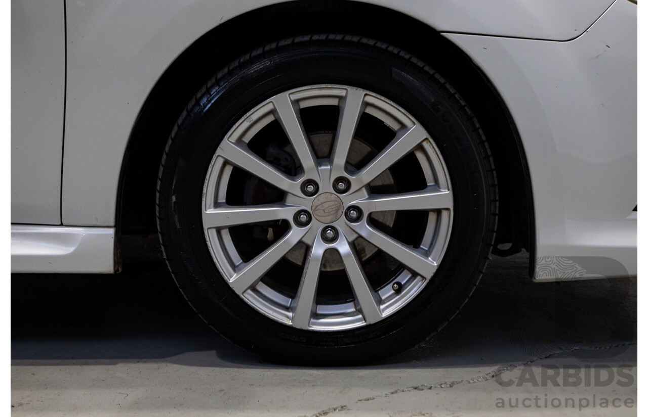 09/2011 Subaru Liberty 2.5i (AWD) MY11 4d Sedan White 2.5L