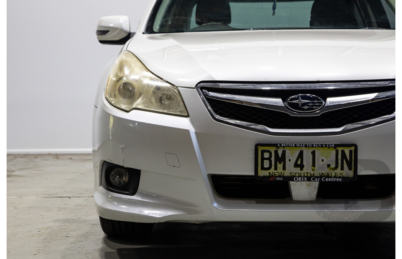09/2011 Subaru Liberty 2.5i (AWD) MY11 4d Sedan White 2.5L