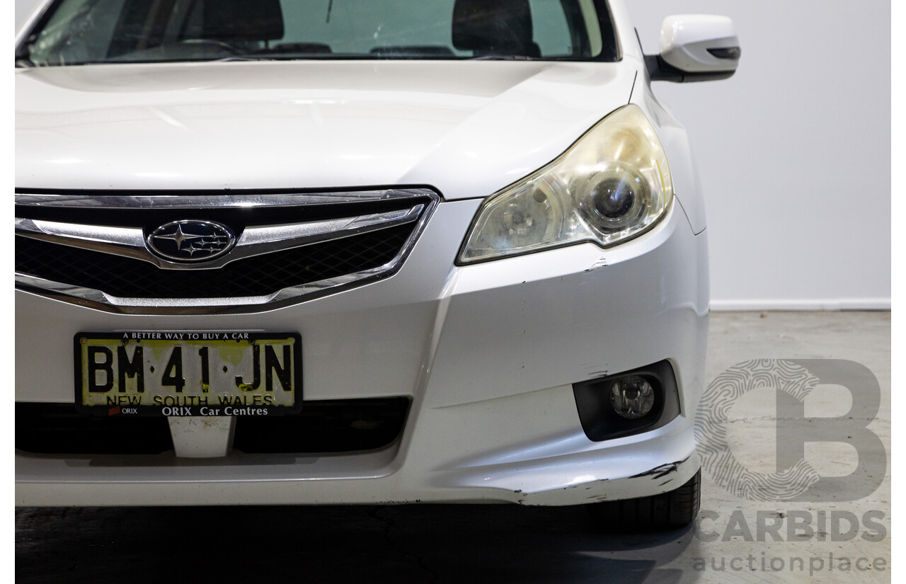 09/2011 Subaru Liberty 2.5i (AWD) MY11 4d Sedan White 2.5L