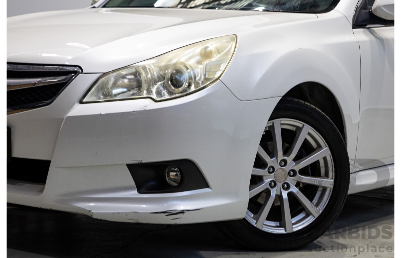 09/2011 Subaru Liberty 2.5i (AWD) MY11 4d Sedan White 2.5L