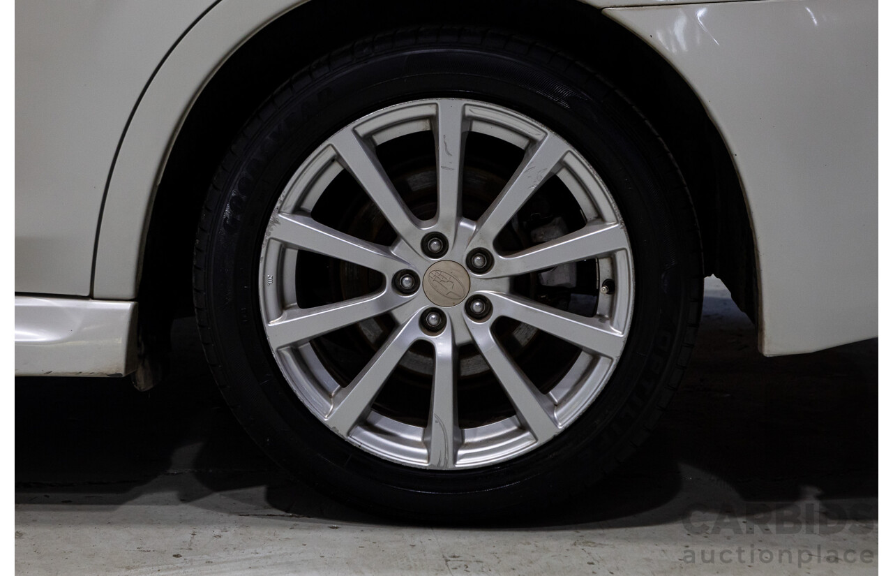 09/2011 Subaru Liberty 2.5i (AWD) MY11 4d Sedan White 2.5L