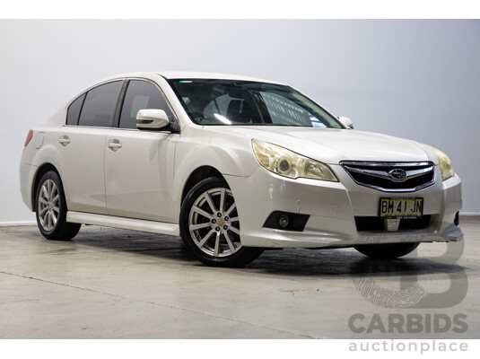 09/2011 Subaru Liberty 2.5i (AWD) MY11 4d Sedan White 2.5L