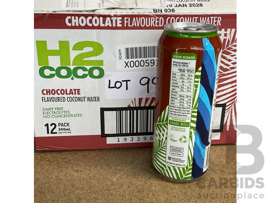 H2COCO Chocolate Flavoured Coconut Water (12pack)