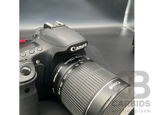 CANON EOS 60D Digital SLR Camera, Canon EF-S 55-250MM