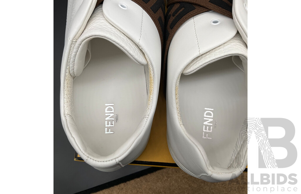 FENDI FF Elastic Strap Sneakers