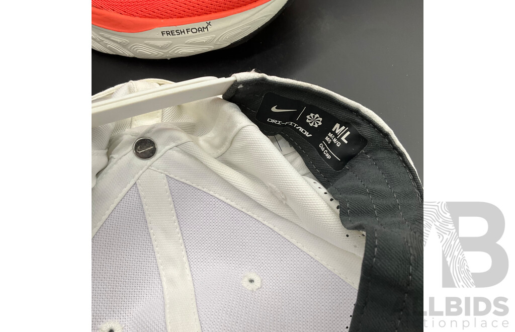 NW BALANCE Running Shoes ( Size 10 ), NIKE Cap