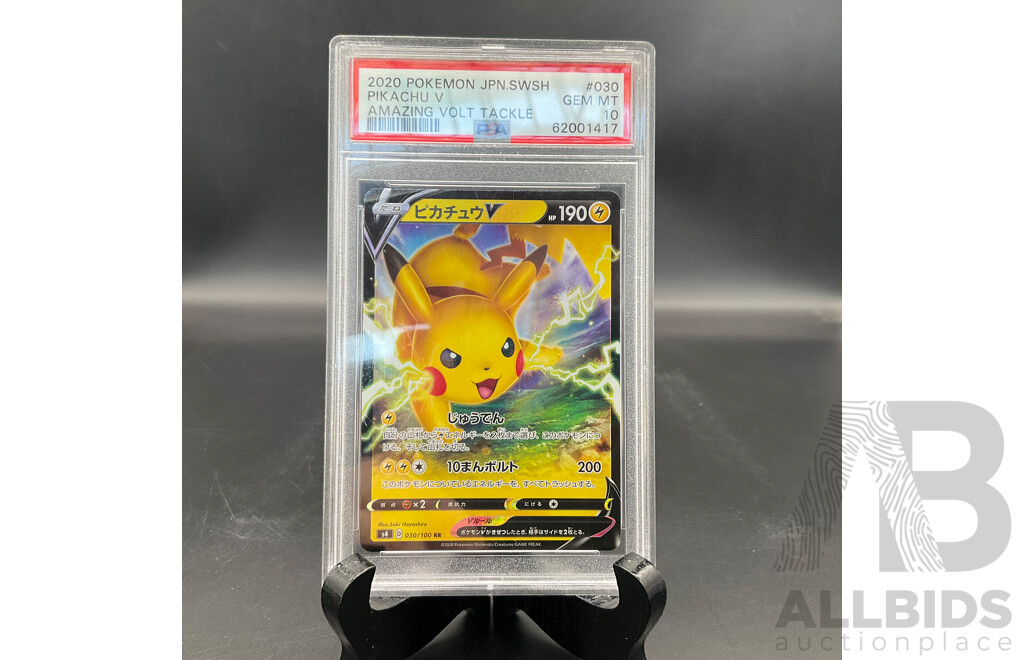POKEMON GRADED CARDS, MT 10 - Lot of 10