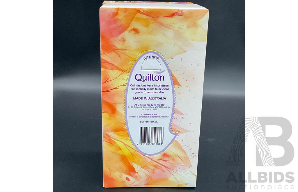 QUILTON Aloe Vera 3 Ply Facial Tissues (12 Boxes)