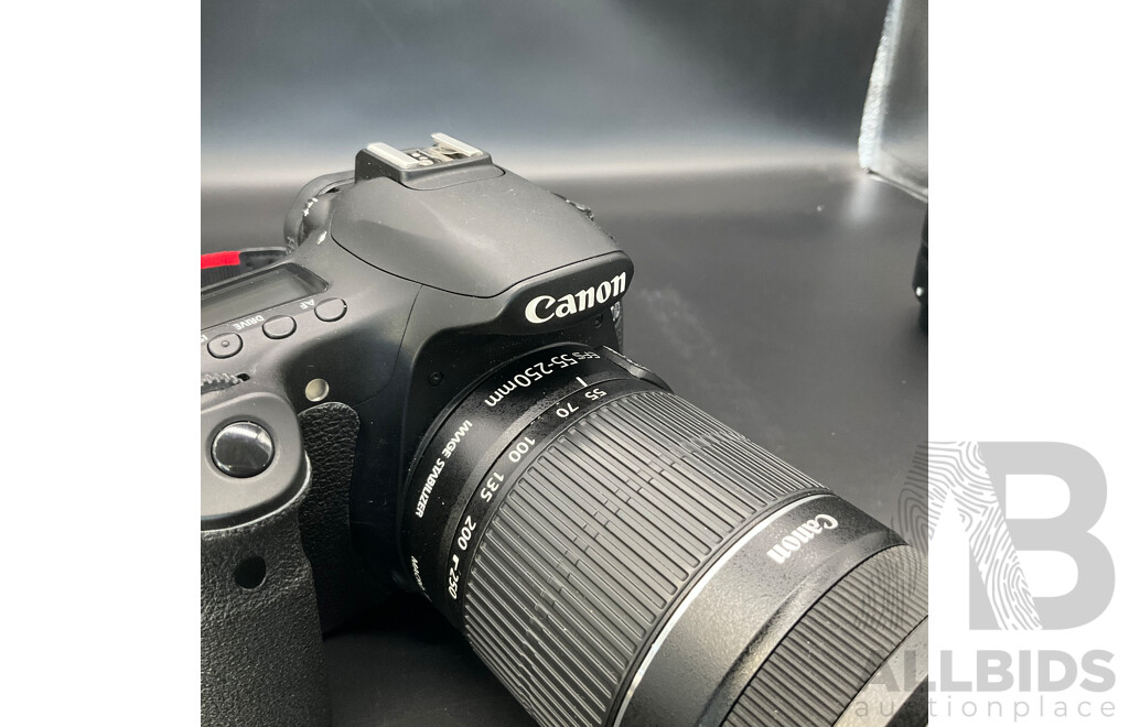 CANON EOS 60D Digital SLR Camera, Canon EF-S 55-250MM