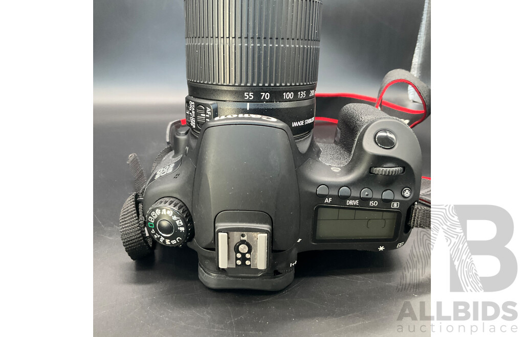 CANON EOS 60D Digital SLR Camera, Canon EF-S 55-250MM