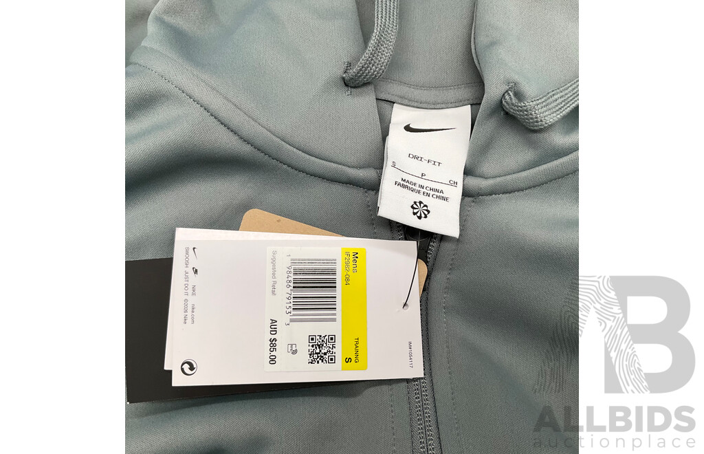 NIKE Hyverse Mens Dri-Fit UV Fleece Full-Zip Hoodie - Lot of 4