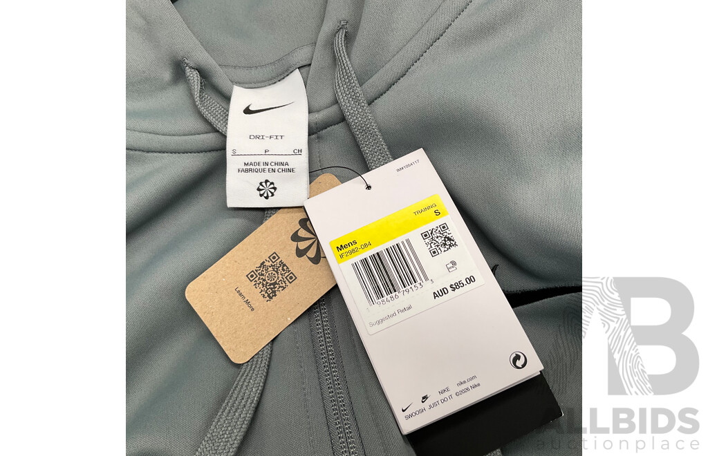 NIKE Hyverse Mens Dri-Fit UV Fleece Full-Zip Hoodie - Lot of 4