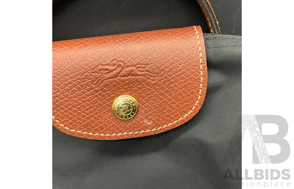 LONGCHAMP Le Pliage Original Pouch with Handle, KATE SPADE Flower Small Card Holder - Lot of 2