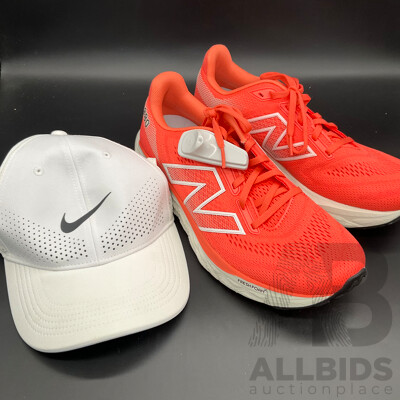 NW BALANCE Running Shoes ( Size 10 ), NIKE Cap
