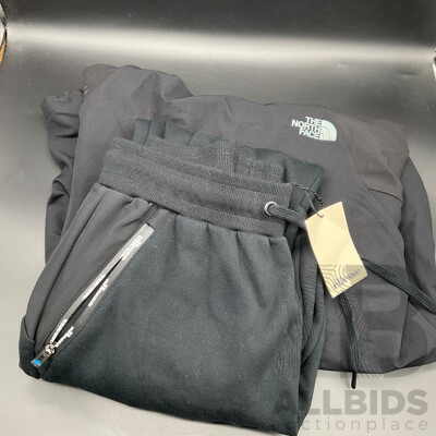 ELLESSE Sweatpants , the NORTH FACE Jacket- Lot of 2