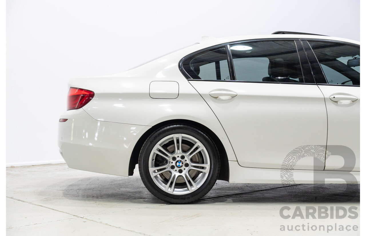 06/2012 BMW 520i F10 MY12 4d Sedan White Turbo 2.0L