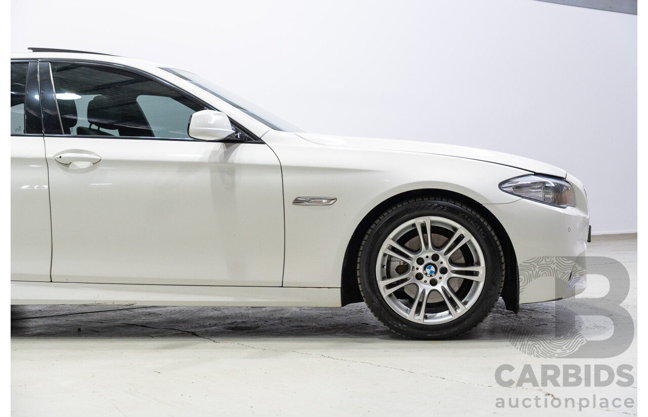 06/2012 BMW 520i F10 MY12 4d Sedan White Turbo 2.0L